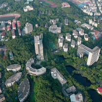 This is a panoramic view of the campus.