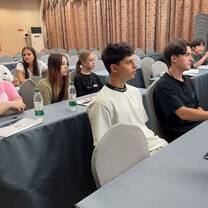 Students at lecture
