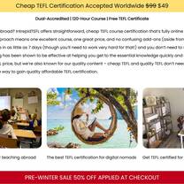 Affordable Intrepid TEFL 120-Hour Course
