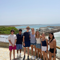 Athena Program students visiting Cadiz coast