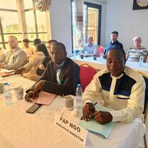 Meeting with our European partners here in Cameroon