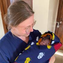 Our midwifery volunteer in Tanzania 