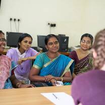 Women empowerment with volunteers