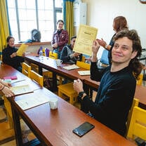Students in classroom