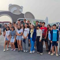 chinese summer camp in Chengdu group photo
