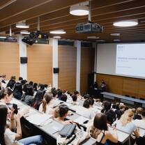 Students at orientation day 