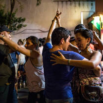 Salsa dancing
