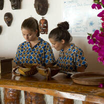 Intern Learning about Zanzibars Culture