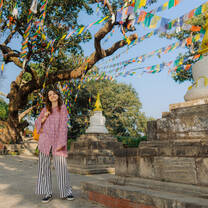 Nepal Intern exploring monuments in Nepal