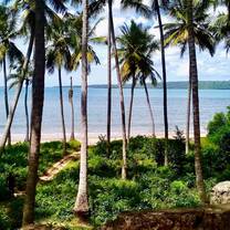 Tropical coastline near Mikindani in southern Tanzania