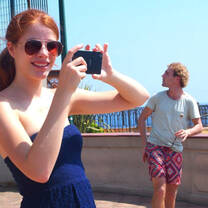 French language student in Nice