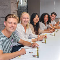 Spanish class students in Valencia