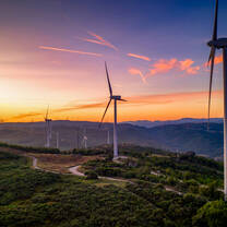 Wind turbines in Portugal