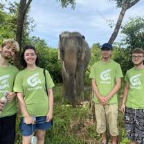 GapGuru group with an elephant