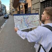 Ben exploring Budapest