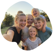 Au Pair spending time together with their children