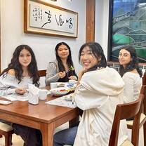 Students at Traditional Korean Restaurant