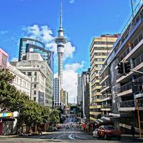 Sky Tower in downtown Auckland