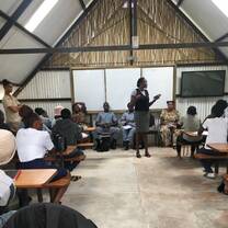 Teaching the students