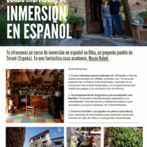 Folleto curso de inmersión