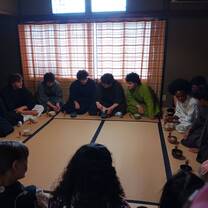 Authentic Tea Ceremony in Traditional Japanese Kimonos