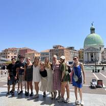 In Front of the San Simeone Piccolo Church 