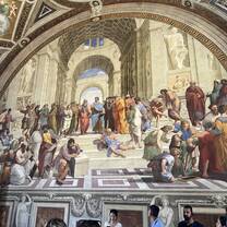 At "The School of Athens", by Raphael