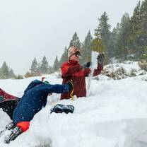 HMI Semester spring science class snow lab