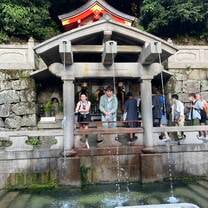 Cleansing our Hands at an Ancient Shinto Shrine