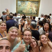 Selfie in Front of "The Birth of Venus"