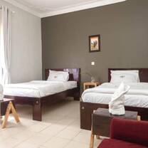 comfortable beds at nearby guest house