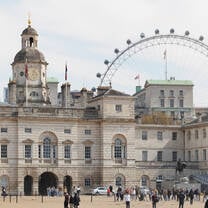 Landscape photo of London Eye.