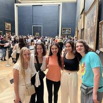The Louvre, with the Mona Lisa in the Back!