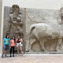 Carving of "Lamassu" at the Louvre