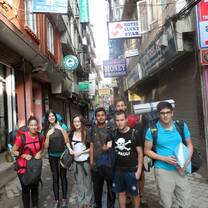 Gap Year Volunteers ready for project