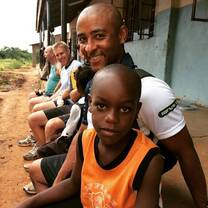 Legendary Australian  rugby player George Gregan has volunteered with the rhinos