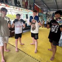 Muay Thai between volunteering