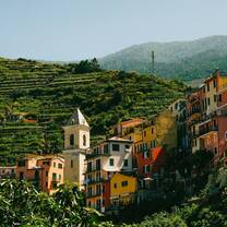 A view of the villages and hills beside La Spezia