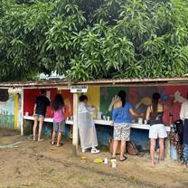 Volunteers painting 
