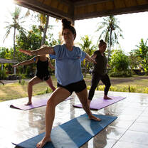 Yoga pose Bali
