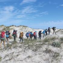 Students Trekking