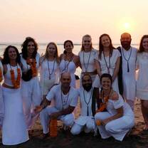 A Beautiful evening with our student at Bali Retreat