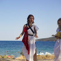 Presentations and public speaking are Paramount to all MEI programs, but especially when it comes time to perform a Greek comedy or tragedy while on the beaches of where these epics were either written or inspired by. 