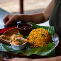 rice and beans and plantains