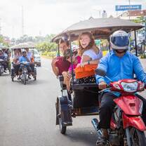 You will return home longing for tuck tucks. This truly southeast Asian mode of mass transit is the most fun that an adventure could offer. This builds awareness and confidence and helps develop time management plus a keen understanding of the inner workings of whatever city we happen to be in and that is part of the immersion.  