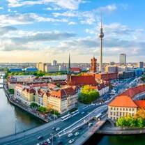 aerial view of a city skyline in Germany