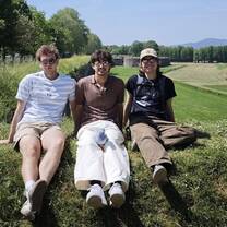 Students on day trip in Italy