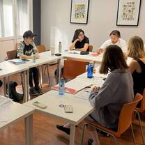 Students in class
