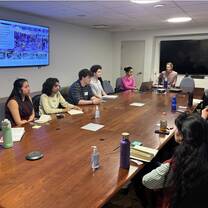 Meetign with the NYC Department of Transportation to discuss Student Group Project