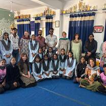 VOLUNTEERS INTERACTION WITH YOUNG SCHOOL GIRLS OF VILLAGE ABOUT MENSTRUAL HEALTH AND CHALLENGES IN SOCIETY 